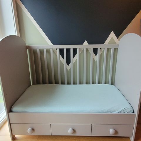 Ikea Godnatt 60x120 sprinkelseng