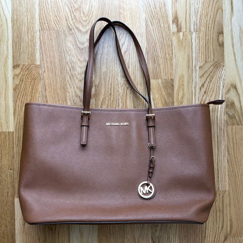 Michael Kors brown tote bag