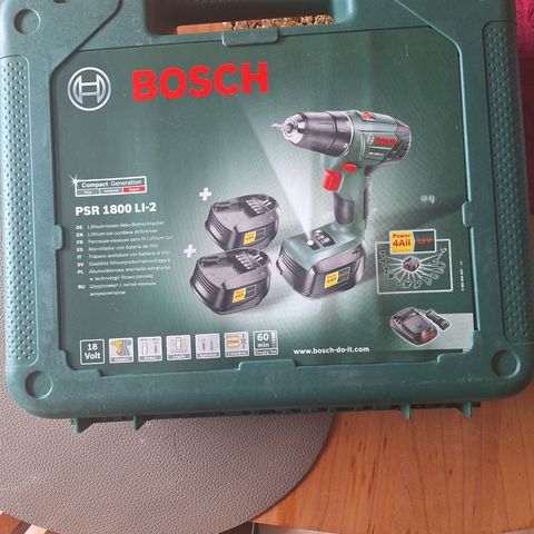 Bosch 18 volt batteridrill