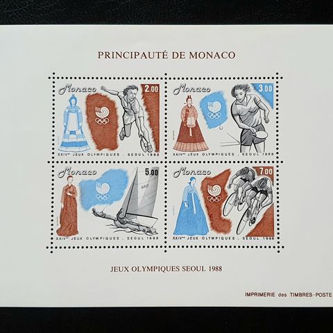 Monaco AFA 1877-80 ** Postfrisk