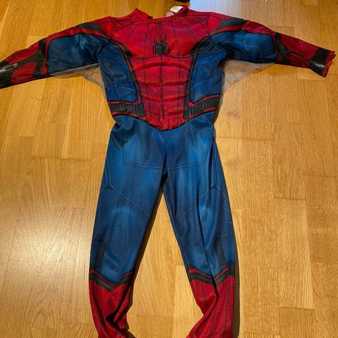 Spiderman kostyme størrelse 4-6 år fra Marvel