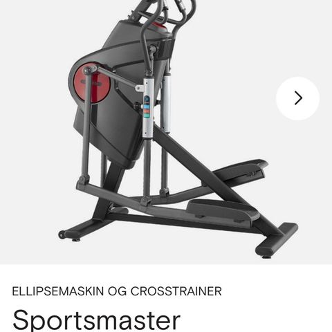 Ellipsemaskin og crosstrainer