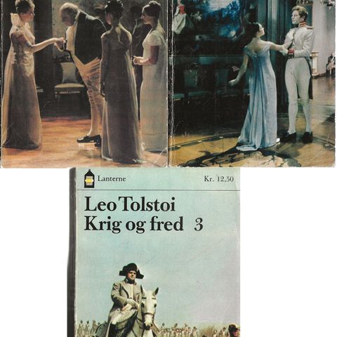 Leo Tolstoi: Krig og fred  1-3   - Lanternebok  98-100    1968