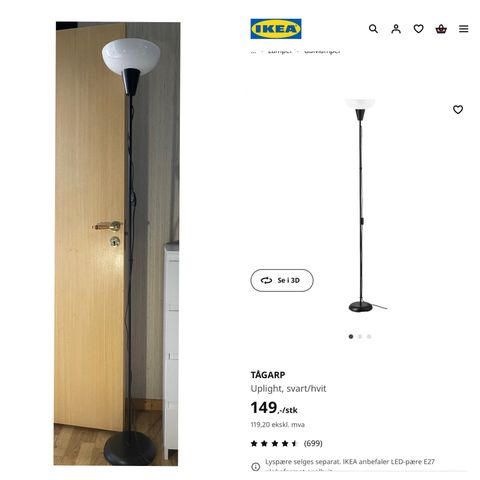 Gulvlampe IKEA