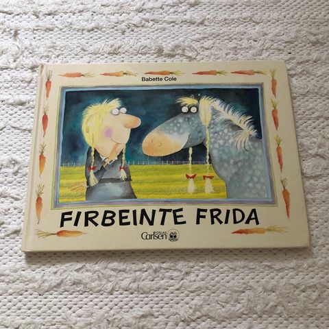 Firbente Frida barnebok (hentes/sendes)