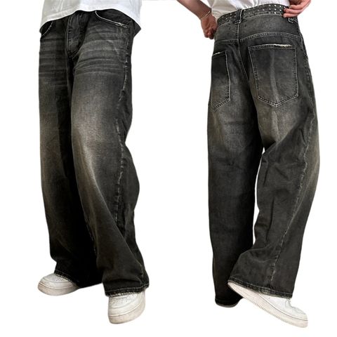 Jaded London 'Washed Stud Colossus' Jeans 32