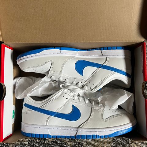 Nike dunk low Summit white/photo blue