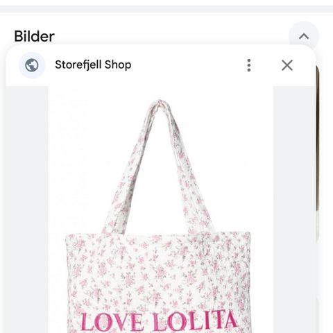 Ønsker å kjøpe denne love lolita veska