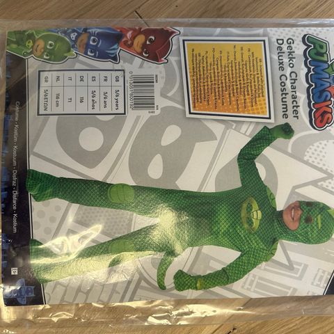 PJMASKS GEKKO costume / kostyme