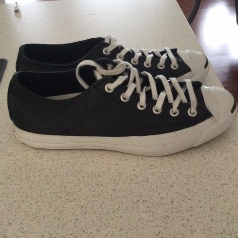 Converse Jack Purcell skinn sko