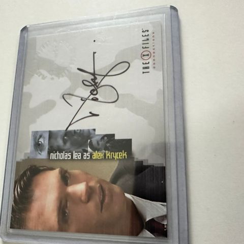 The X-files // Nicholas Lea som Alex Krycek // Autograf