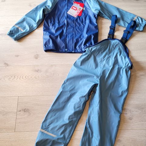 Helly Hansen foret regntøy str 116/6 år, nytt/ubrukt