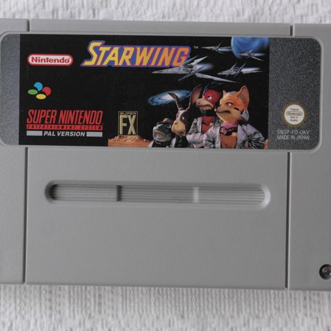 Super Nintendo - Star Wing -PAL UKV