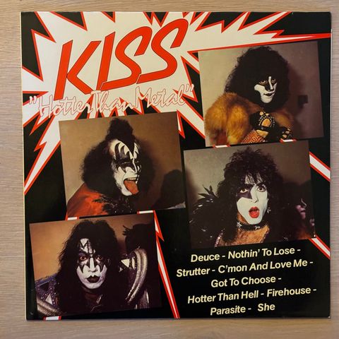 KISS vinyl - Hotter Thank Hell - Alive