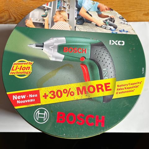 Ny Bosch IXO oppladbar  mini drill.