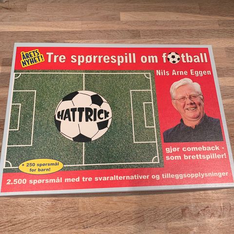 Hattrick - 3 spørrespill om fotball - med nostalgisk preg