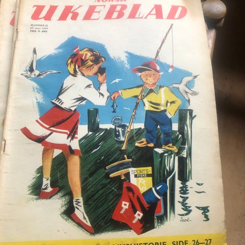 Vintage Norsk Ukeblad