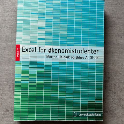 Excel for økonomistudenter 2.utgave