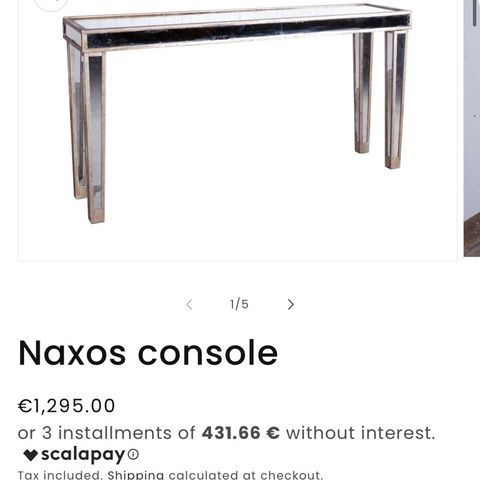 Naxos Konsollbord