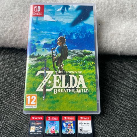 Nintendo Switch spill selges (299kr/stk)