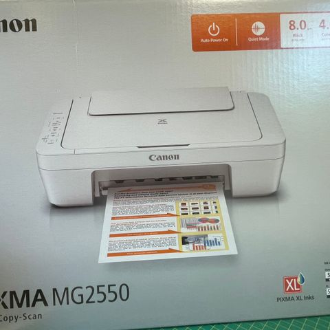 Eldre, men ubrukt Canon blekkprinter