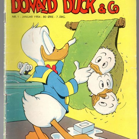 Walt Disney!s DONALD DUCK & CO Nr. 1 - 1954!