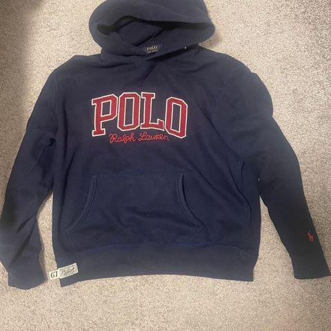 Polo hoodie hettegenser