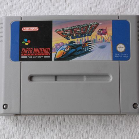 Super Nintendo -F-Zero - PAL-UKV