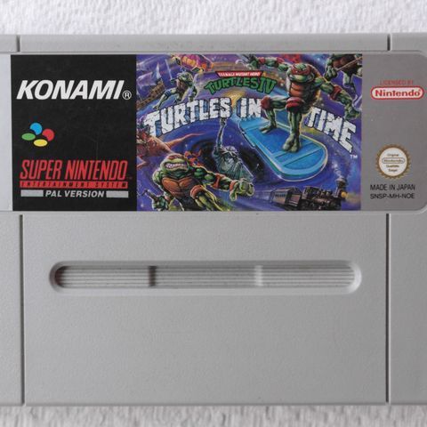 Super Nintendo - Turtles IV- Turtles in Time - PAL NOE