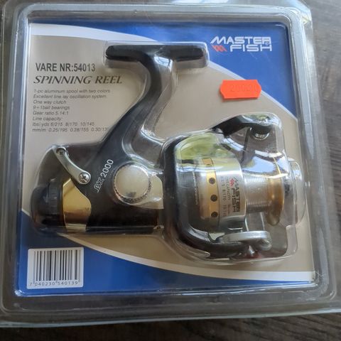 Master fish spinning reel