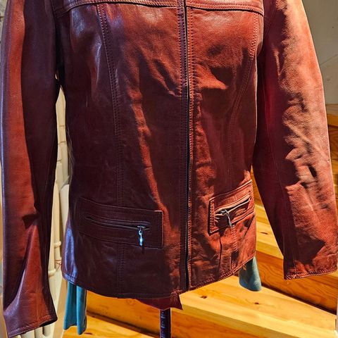 SWING JAZZ real leather jacket size M