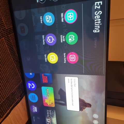 Samsung TV 55 ikke smart med fjernkontroll