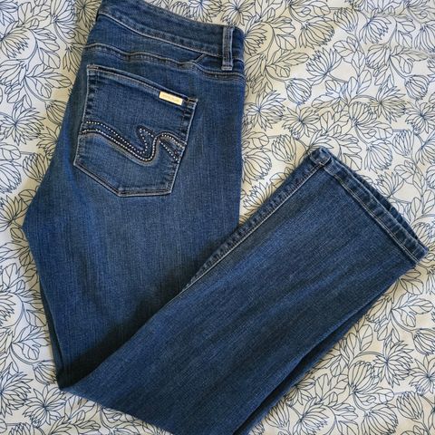 White House Black Market Jeans - S/M W28 - Embellished - Korte ben