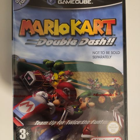 Mario Kart Double Dash! Helt ny! Og uåpnet på Gamecube.