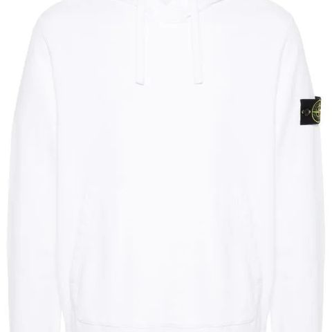 Stone Island Compass hoodie hvit