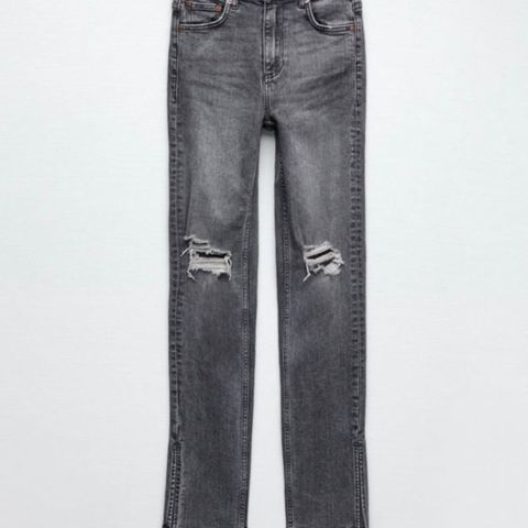 Zara jeans med splitt