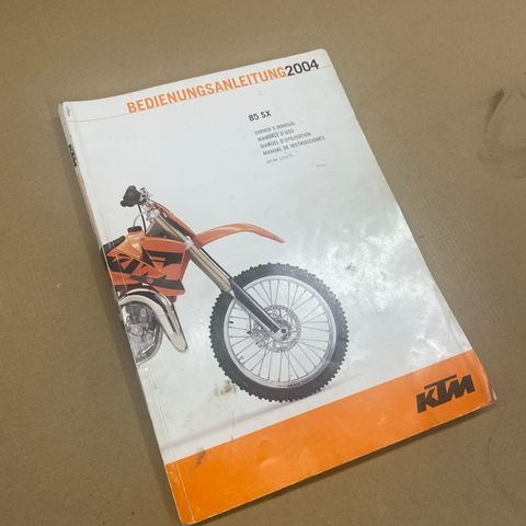 Manual KTM SX85 2004
