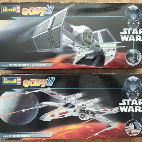 Star Wars - X-Wing Fighter & Tie Fighter - Revell