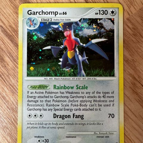 Garchomp 9/123 Holo Pokemon Kort Selges