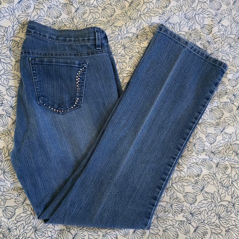 Gloria Vanderbilt Jeans - Designed by Woman for Woman - L - Embellished