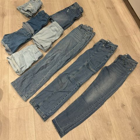 Shorts og jeans
