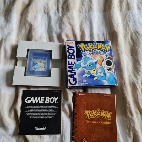 Pokemon blue med esken