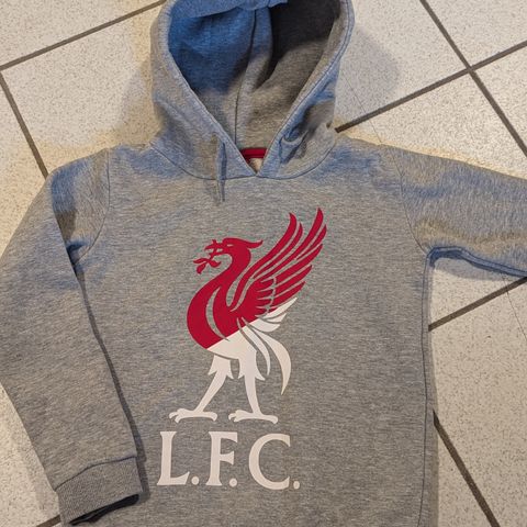 Liverpool hettegenser 5-6 år, som ny