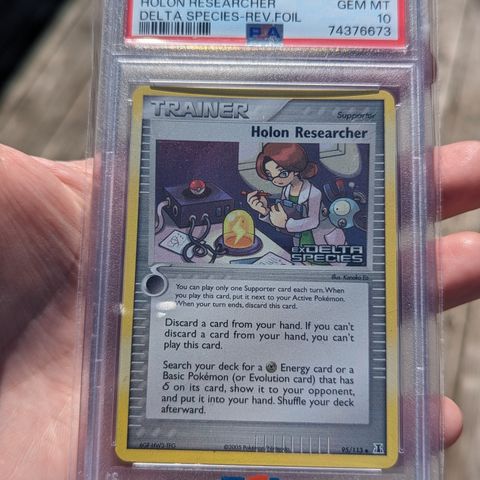 Holon Researcher PSA 10 Gem-Mint 💎 Low pop