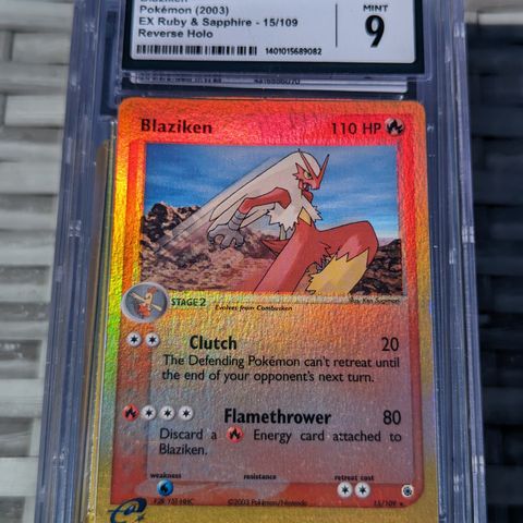 Blaziken 15/109 CGC 9 Mint 💎