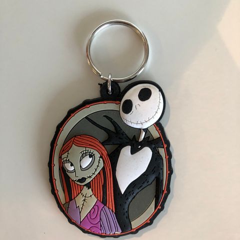 Nøkkelring av The Nightmare Before Christmas Jack og Sally