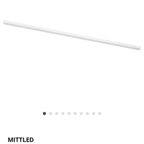 2 MITTLED LED-lyslister fra IKEA