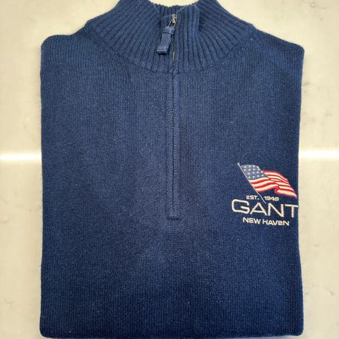 Gant ullgenser for herre (blå), str XL