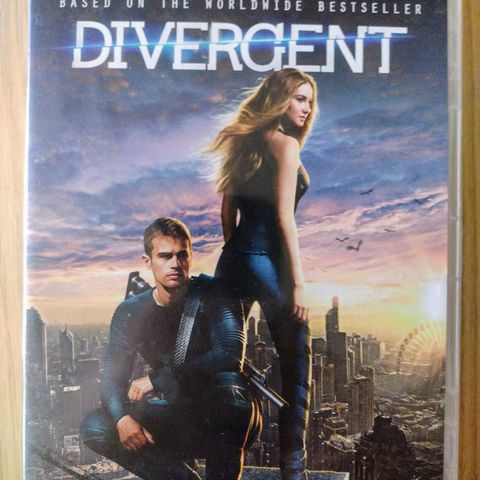 Dvd. Divergent. Action/Adventure. Norsk tekst.
