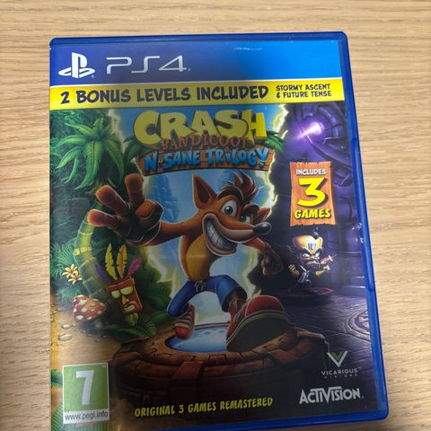 Crash bandicoot n sane trilogy - PS4